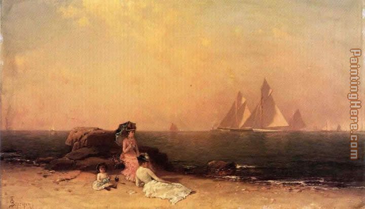 Alfred Thompson Bricher Afternoon at the Shore